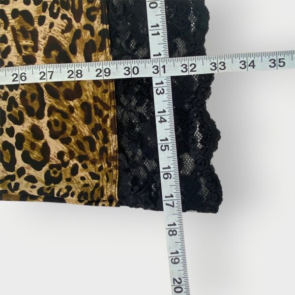 Marilyn Monroe Womens Slip Dress | 1X | Animal Print Lace | Sexy Boudoir - Picture 8 of 8